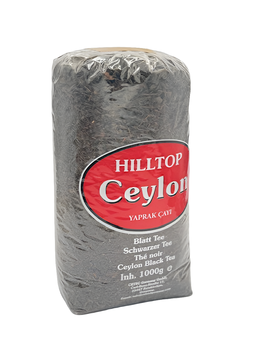 Hilltop Ceylon – Hochwertiger Ceylon Schwarztee, 1000g Blatt-Tee